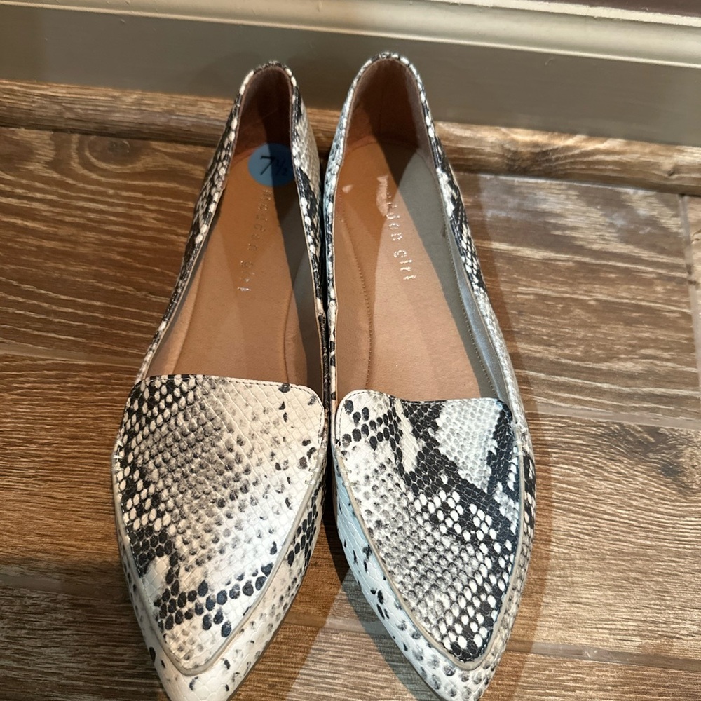 Madden Girl - Snakeskin Patterned Women's Loafers - Flats